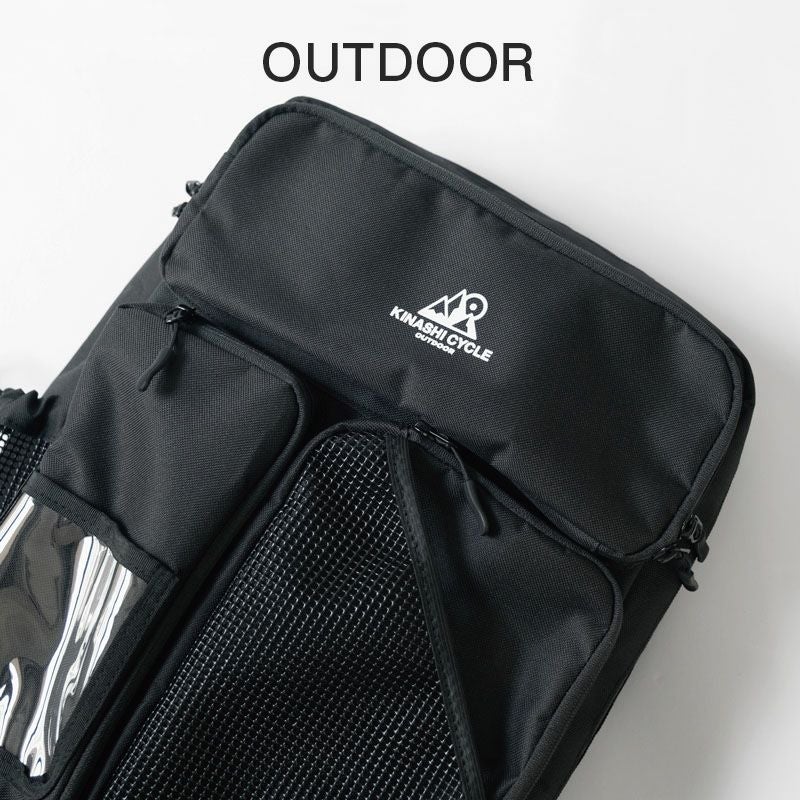 kinA.P.C. ボディバッグ ブラック ワーカーズボディバッグ QUICK PACK13 ノートPC対応 13インチ 8.3