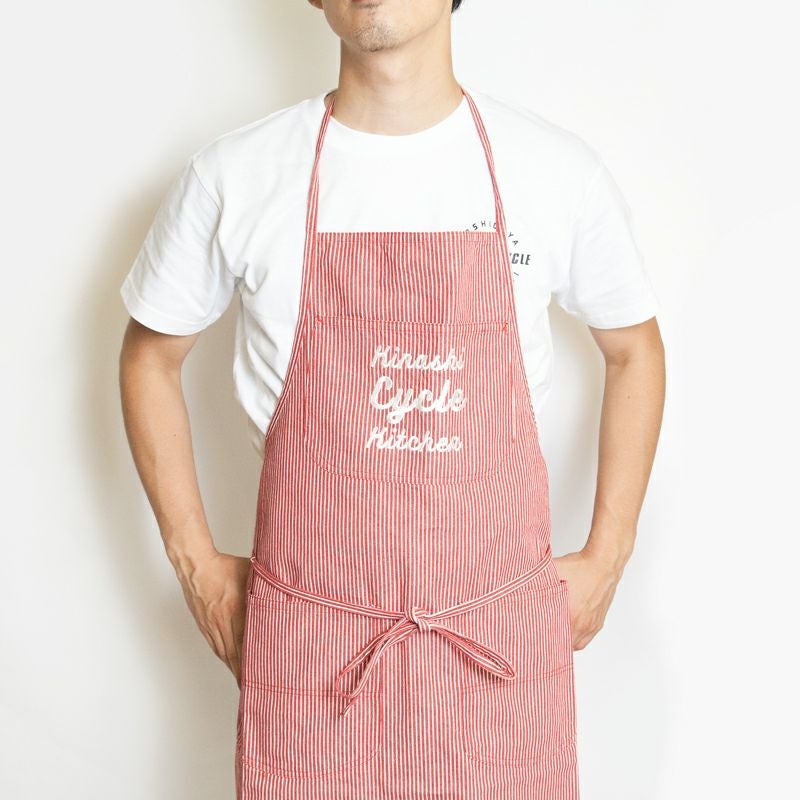 The Stylist Japanコラボデニムエプロン（ヒッコリー） | 木梨サイクル