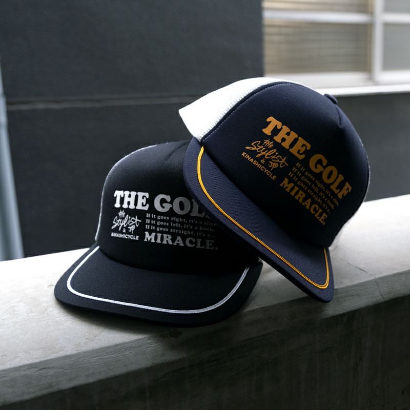 木梨サイクル　STARTER ベースボールキャップ　ネイビー　THE GOLF 新品 木梨サイクル×STARTERコラボ】デニム素材のゴルフキャップ つば