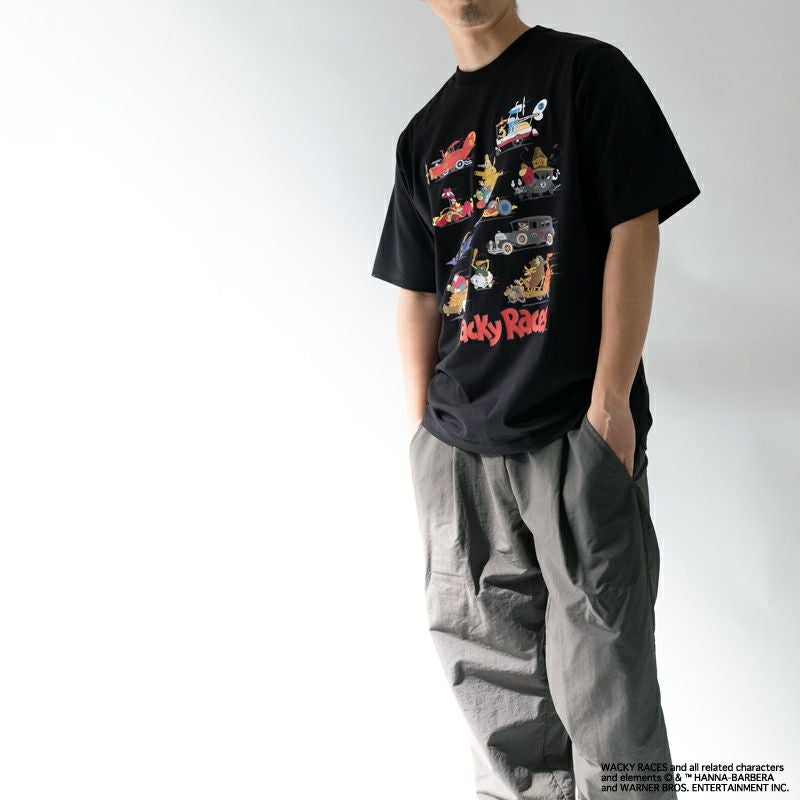 木梨サイクル Tシャツ　wackyRaces No.2 黒/ハーフパンツ　XL Tシャツ（wackyRaces No.2) | 木梨サイクル