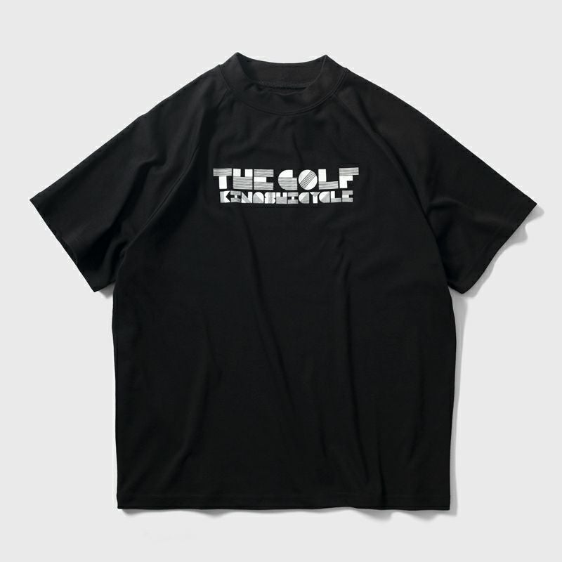 【木梨サイクルゴルフ】グリーン　総柄　ワンポイント　モックネックシャツ　XL モックネック(THE GOLF) | 木梨サイクル