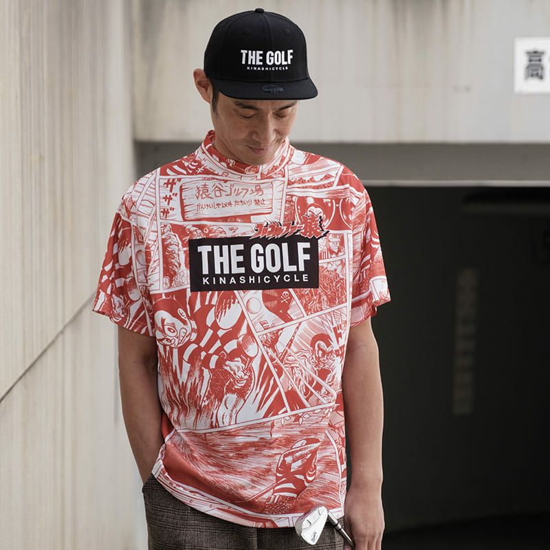 木梨サイクル　プロゴルファー猿 Tシャツ　L XL【KINASHI CYCLE GOLF 木梨サイクル ゴルフ モックネック