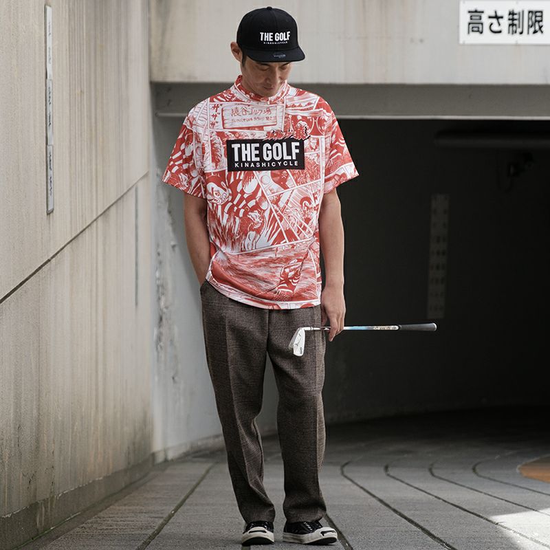 THE GOLF 木梨サイクル　モックネック　プロゴルファー猿 XLサイズ モックネック(プロゴルファー猿コミック） | 木梨サイクル