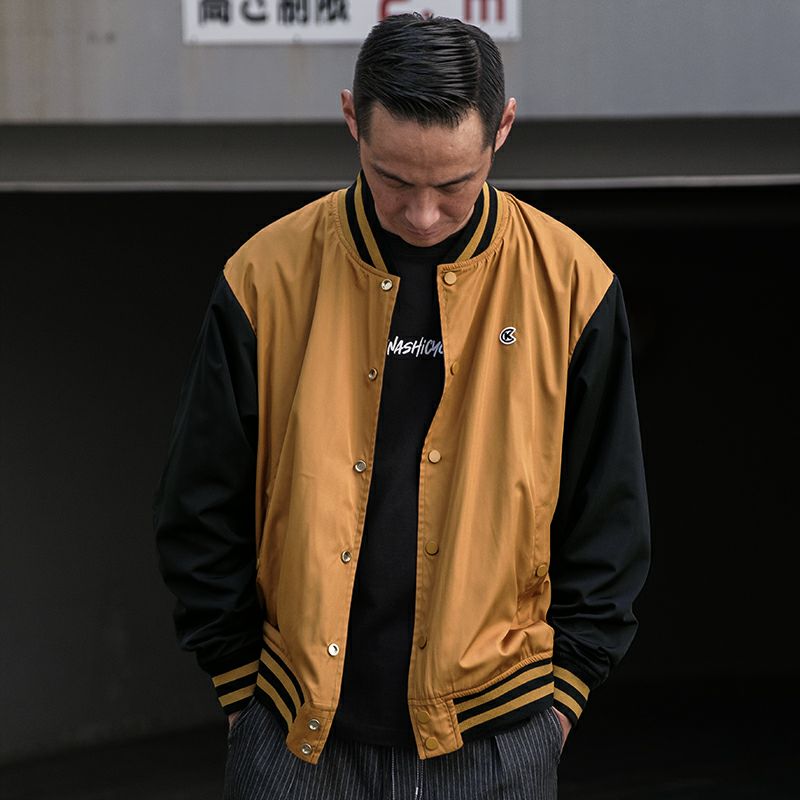 スタジャン　リバーシブル スタジャン HOOK -original- リバーシブルセーラーカラーブルゾン