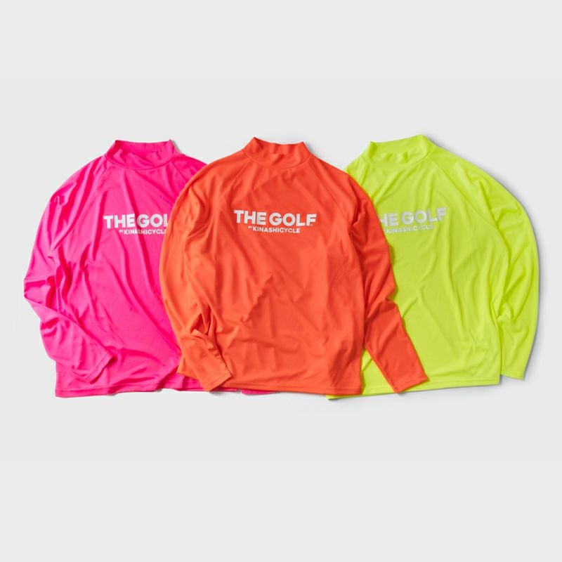 【新品・未試着】木梨サイクル ゴルフ モックネック長袖 蛍光オレンジ XL モックネック長袖(蛍光） | 木梨サイクル