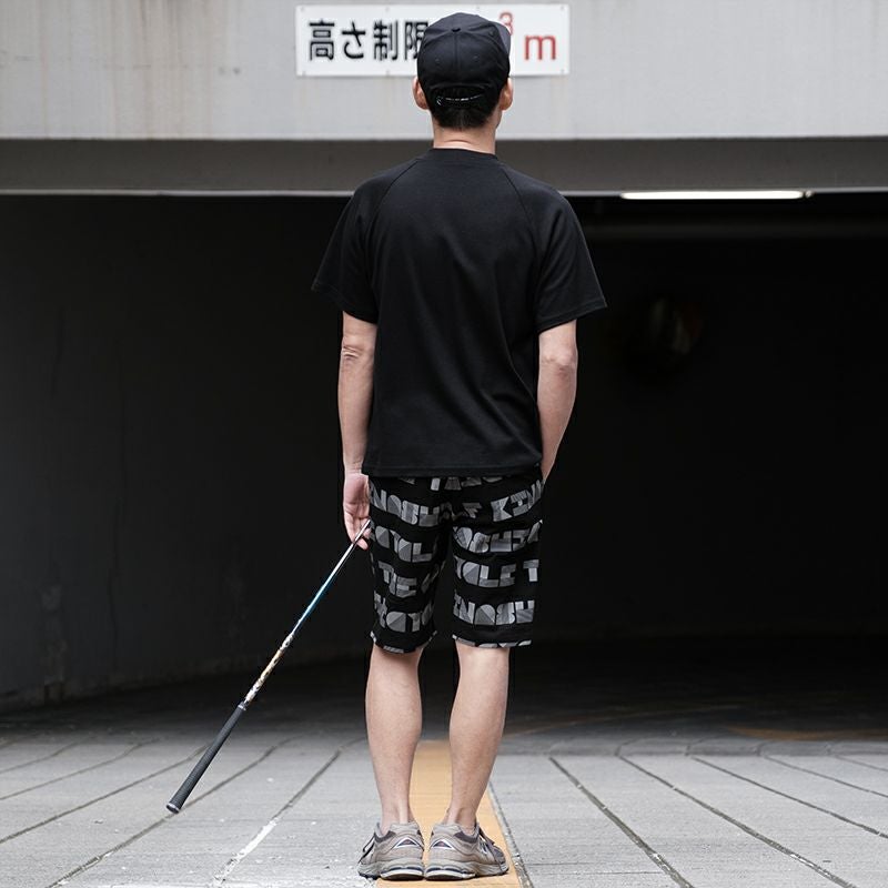 フ*ト様 ★木梨サイクル★ ゴルフ ハーフパンツ ＆ハイネックシャツ　メンズXL L CHACOAL【木梨サイクル レーヨンストレッチパンツ（GOLF) KINASHI