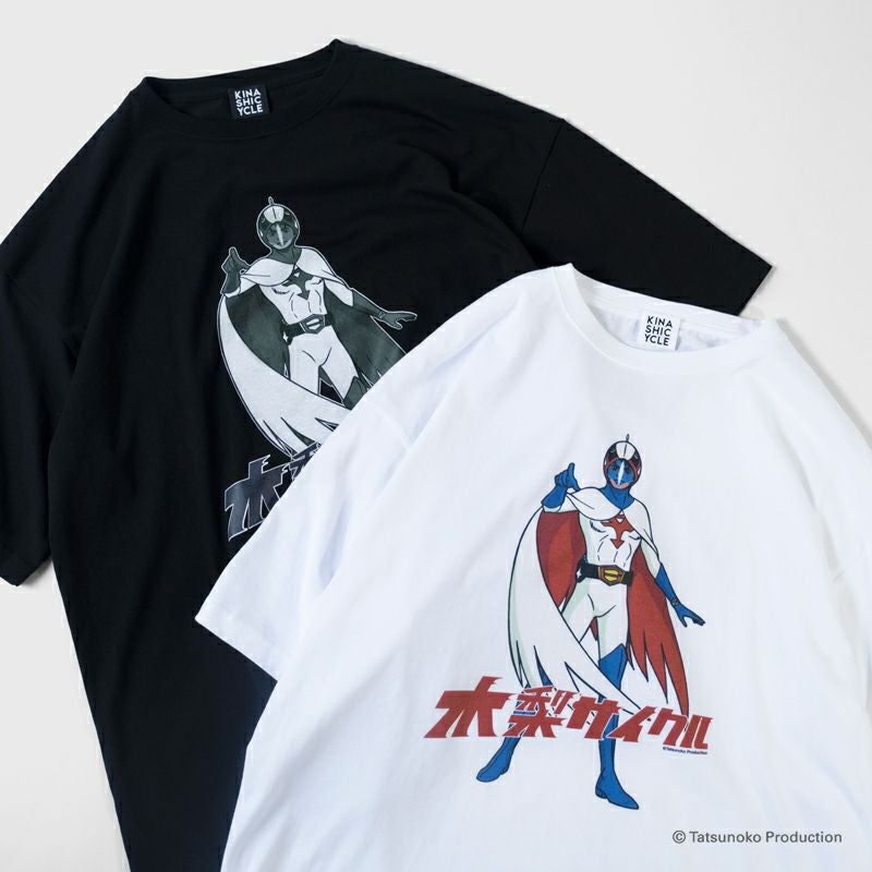 木梨サイクル×ガッチャマン Tシャツ Lサイズ 白 Tシャツ（ガッチャマン×木梨サイクル） | 木梨サイクル