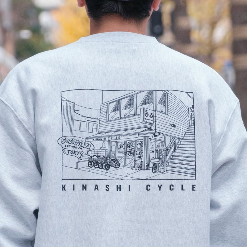 ⭐︎新品 完売品⭐︎ 木梨サイクル クルーネックスウェットサイクルショップ クルーネックスウェット（サイクルショップ） | 木梨サイクル