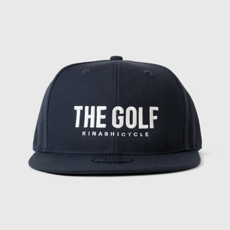 木梨サイクル　STARTER ベースボールキャップ　ネイビー　THE GOLF 木梨サイクル スナップバックキャップ（THE GOLF）DENIM KINASHI CYCLE
