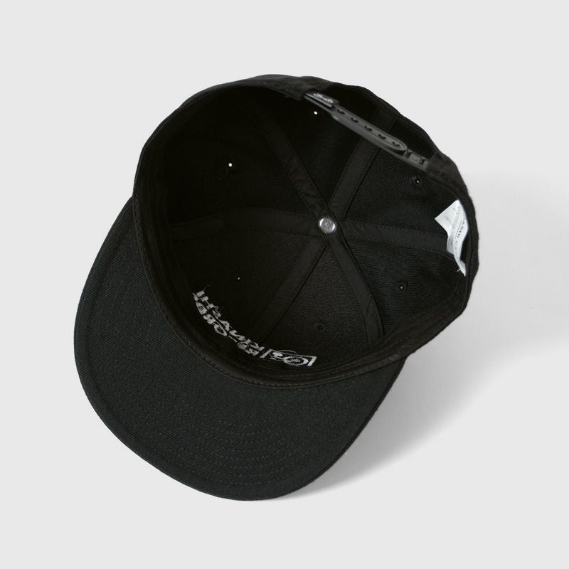 【極美品】店舗限定 木梨サイクル スナップバックキャップ オールブラック スナップバックキャップ(K2) | 木梨サイクル