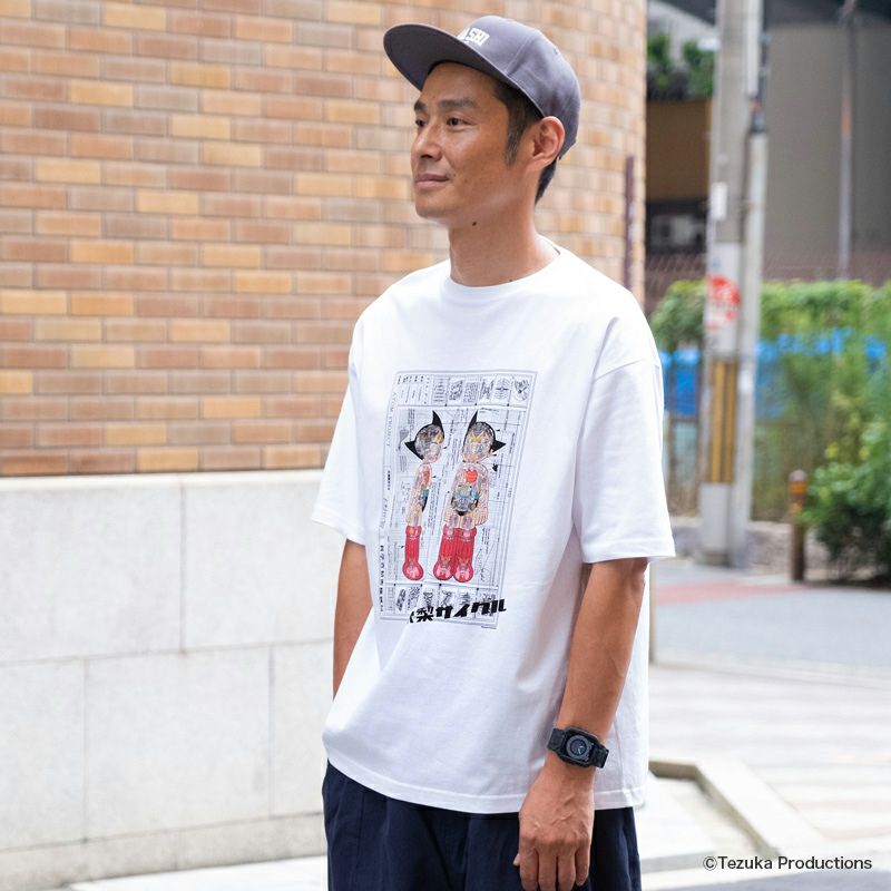 木梨サイクル　Tシャツ　鉄腕アトム/ポテサラ・チヂミ (Sサイズ) Tシャツ（アトム×木梨サイクル atom project） | 木梨サイクル