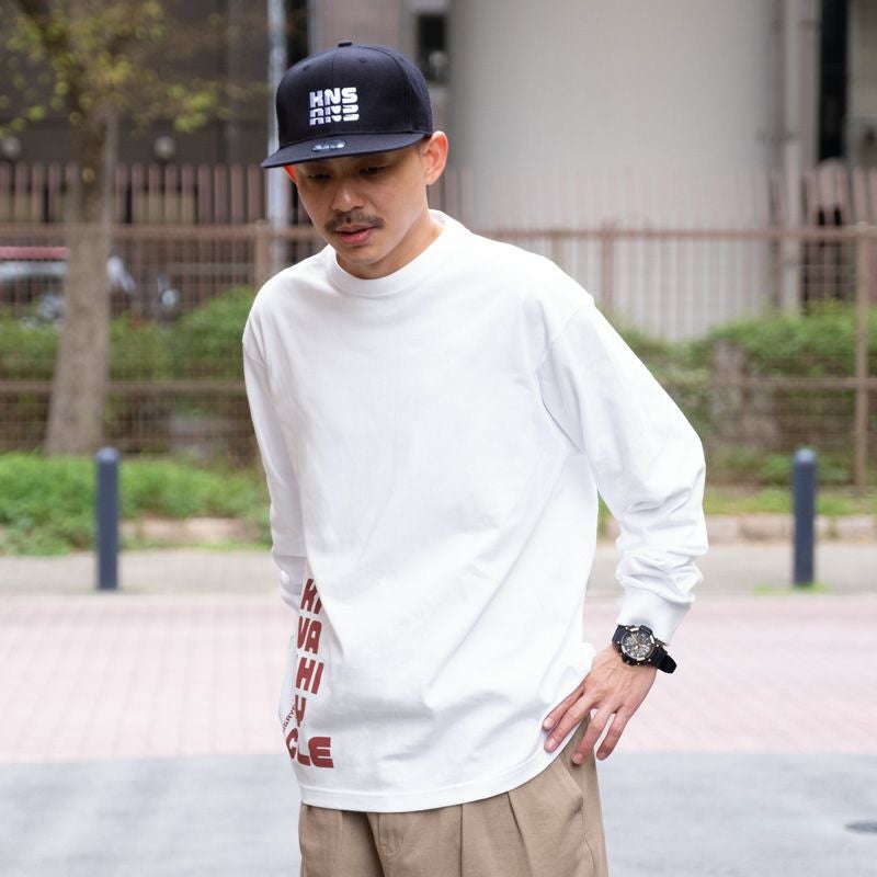 GYAKUSOU ロングTシャツ&キャップ ロングTシャツ（STACKED） | 木梨サイクル