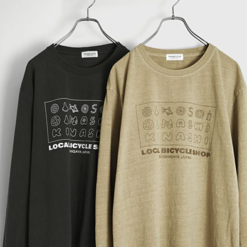 ピグメントロングTシャツ（ideogram） | 木梨サイクル