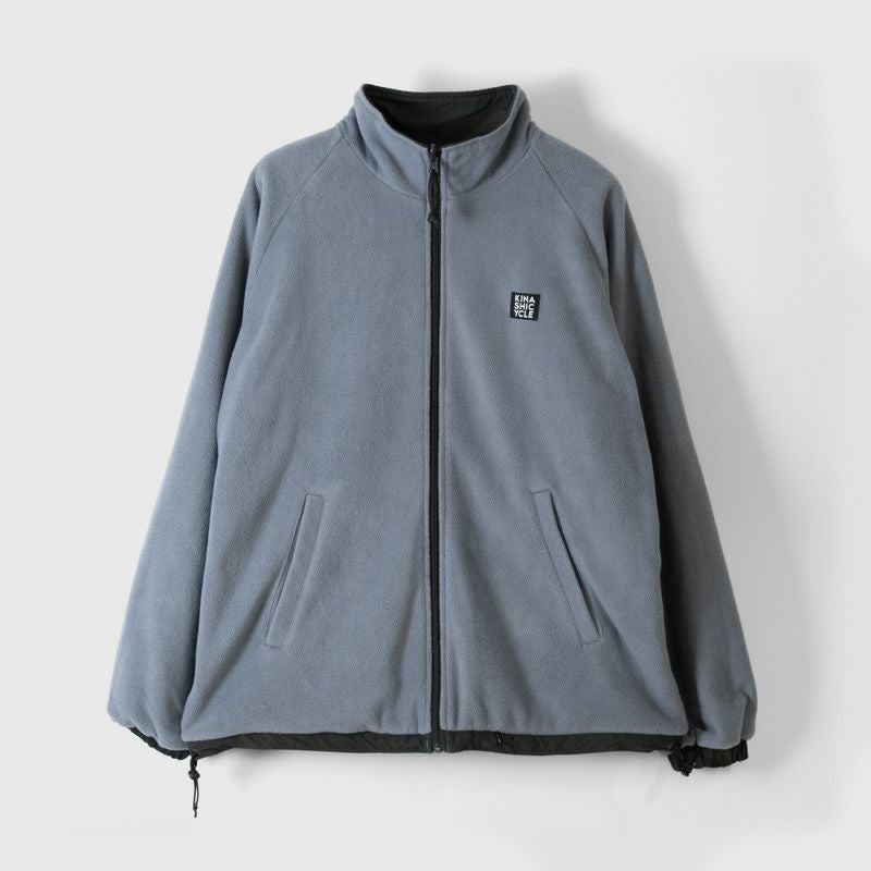 JAMIWEST フリースナイロンリバーシブルジャケット グレー新品 フリース×ナイロンリバーシブルブルゾン | 木梨サイクル
