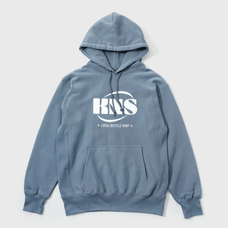 裏起毛パーカー（KNSボリュームロゴ） | 木梨サイクル
