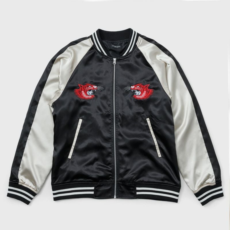 木梨サイクル スカジャン（Lサイズ） KINASHI CYCLE 木梨サイクル ブラック スカジャンフリース Lサイズ