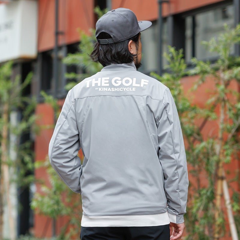 木梨サイクル　ゴルフ　ナイロンジャケット　L グレー フルジップブルゾン（THE GOLF） | 木梨サイクル