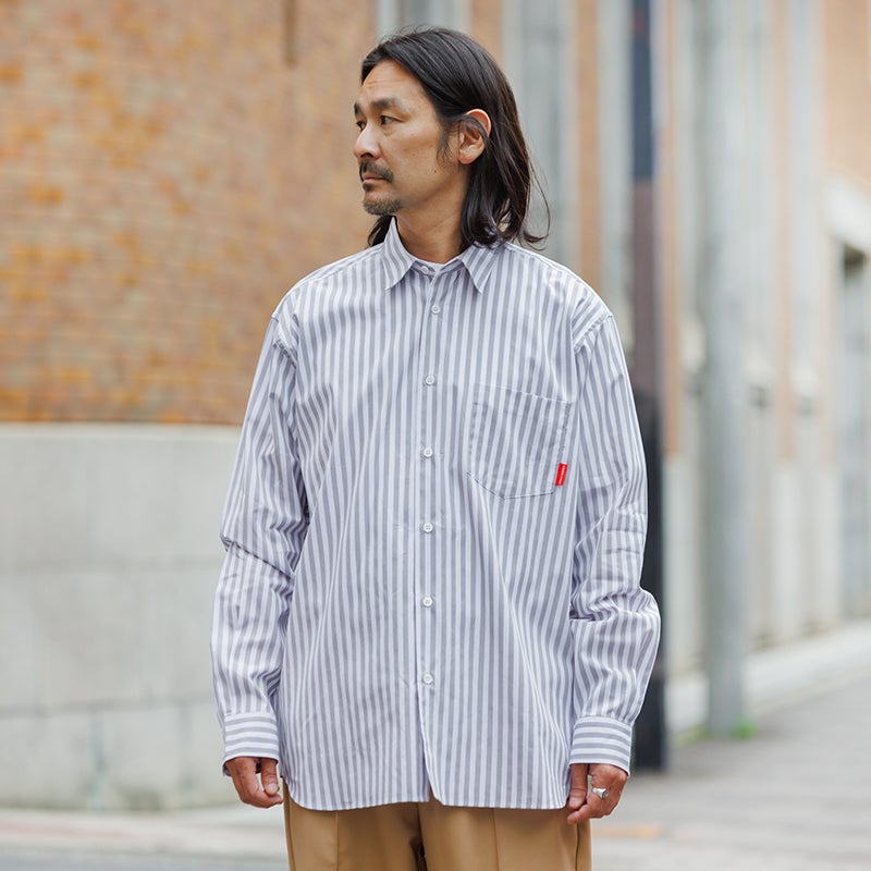 S*K様 Sartoria Attolini ストライプシャツ 16½ / 42 ストライプモードシャツ | 木梨サイクル
