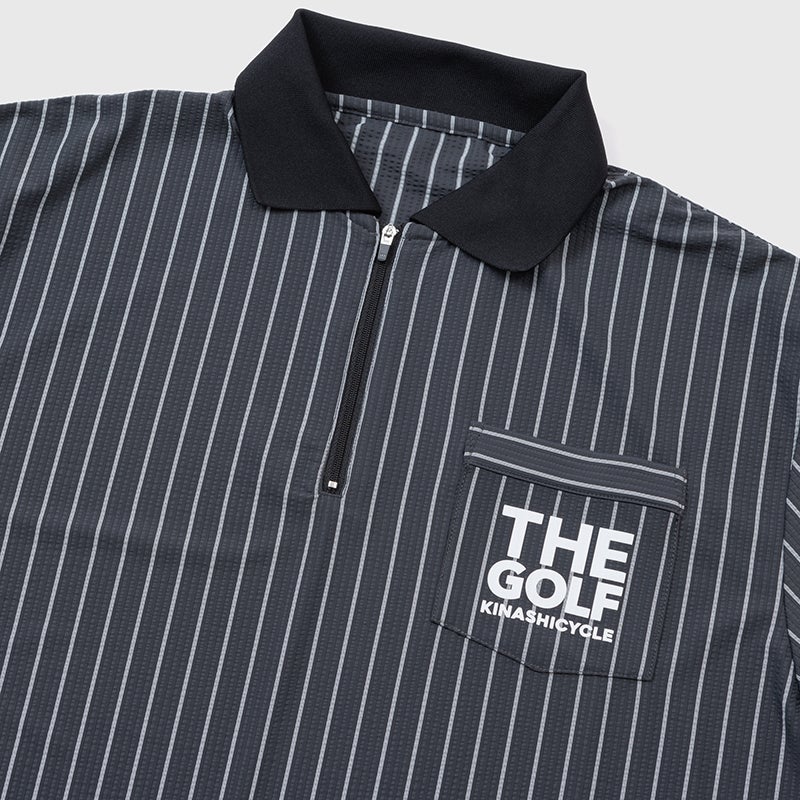 ファスナーストライプポロシャツ（THE GOLF） | 木梨サイクル