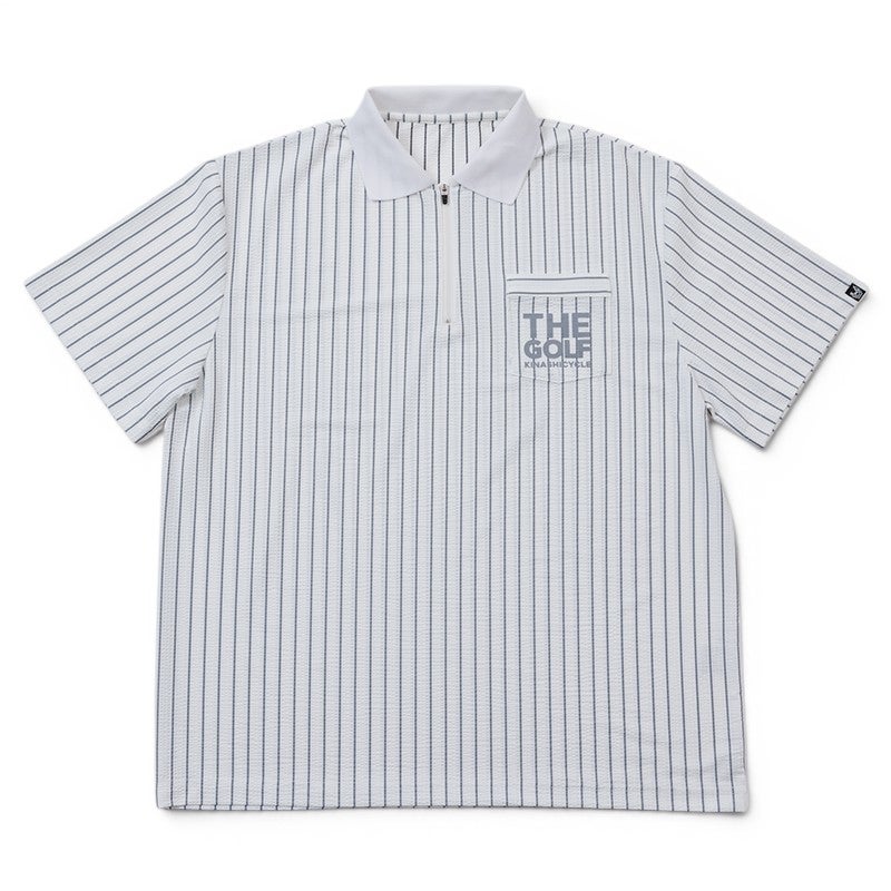 ファスナーストライプポロシャツ（THE GOLF） | 木梨サイクル