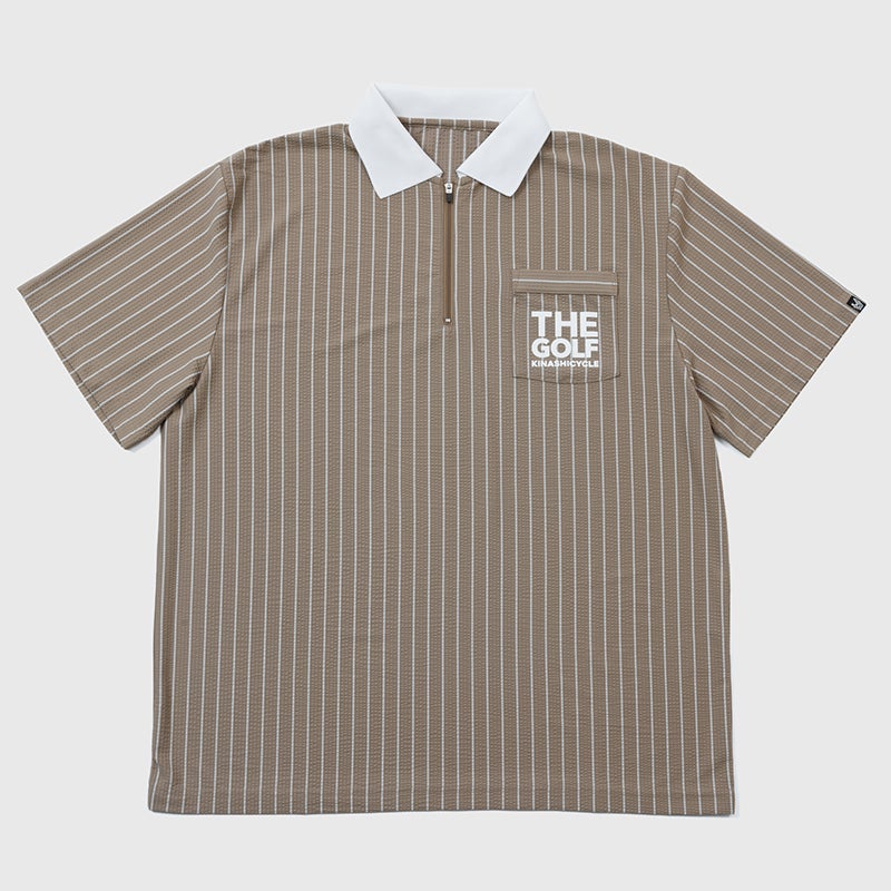 ファスナーストライプポロシャツ（THE GOLF） | 木梨サイクル