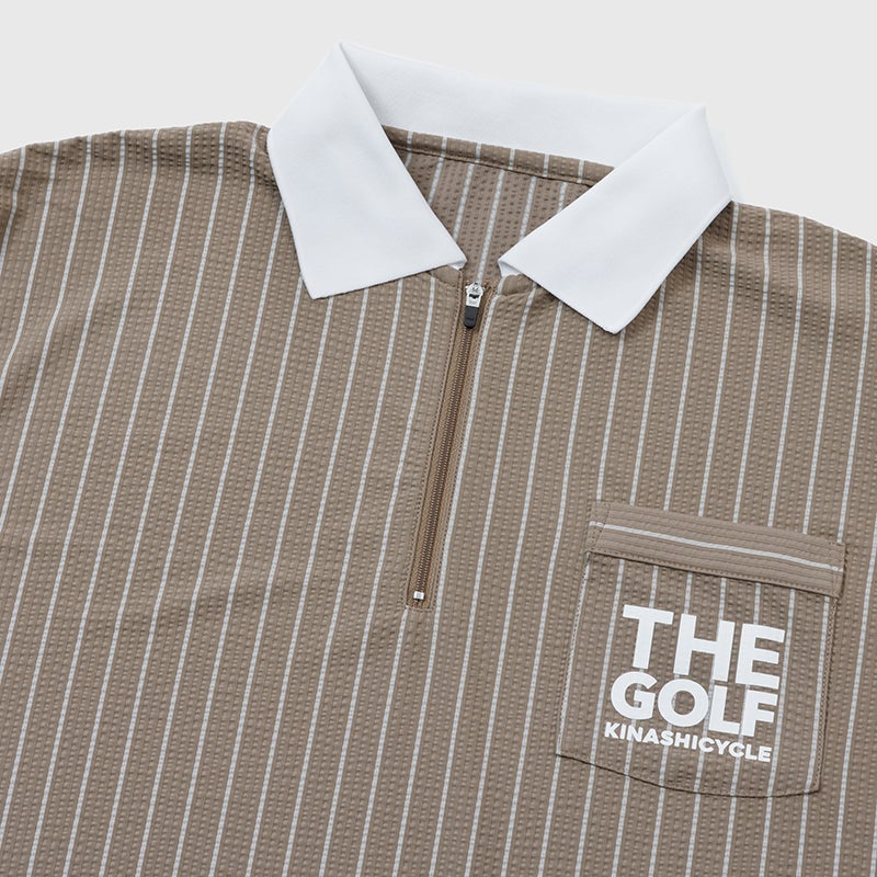 ファスナーストライプポロシャツ（THE GOLF） | 木梨サイクル