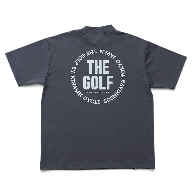 KINASHICYCLE THE GOLF モックネックシャツ モックネックTシャツ（THE GOLF サークルロゴ） | 木梨サイクル